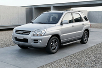 Kia Sportage 2004-2010 Progi Boczne BlackLine (2 szt, Aluminium) zdjęcia 1