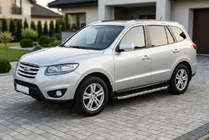 Hyundai Santa Fe 2 2006-2012 Progi Boczne BlackLine (2 szt, Aluminium) zdjęcia 1