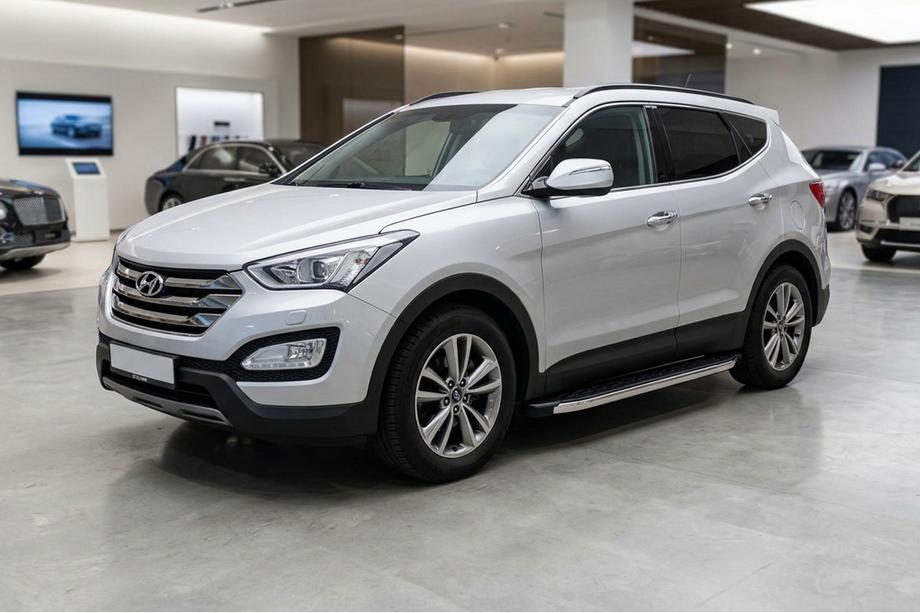 Hyundai Santa Fe 3 2012-2018 Progi Boczne BlackLine (2 szt, Aluminium) Image