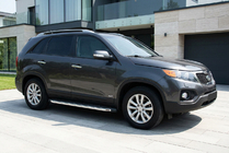Kia Sorento II XM 2009-2014 Progi Boczne BlackLine (2 szt, Aluminium) 2010-2013 zdjęcia 1