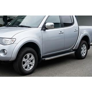Progi Boczne BlackLine (2 szt, Aluminium) Mitsubishi L200 2006-2015 zdjęcia 1