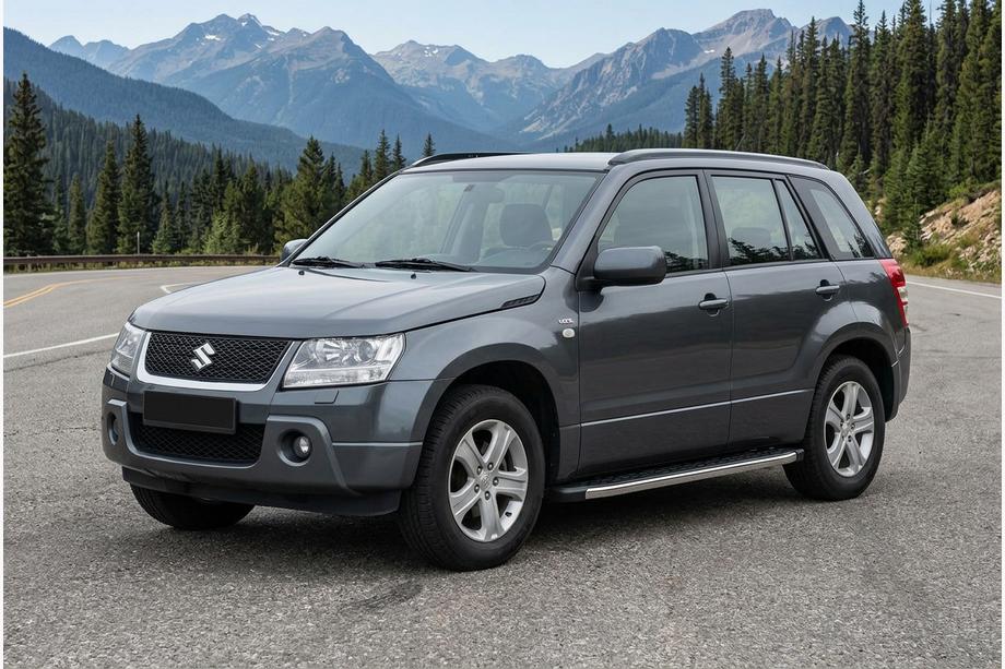 Suzuki Grand Vitara 2005-2017 Progi Boczne BlackLine (2 szt, Aluminium) Image