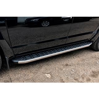 Progi Boczne BlackLine (2 szt, Aluminium) Volkswagen Amarok 2010-2022 zdjęcia 1