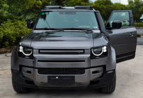 Land Rover Defender 2019- Osłona przeciwsłoneczna na przednią szybę z 2 LED zdjęcia 1