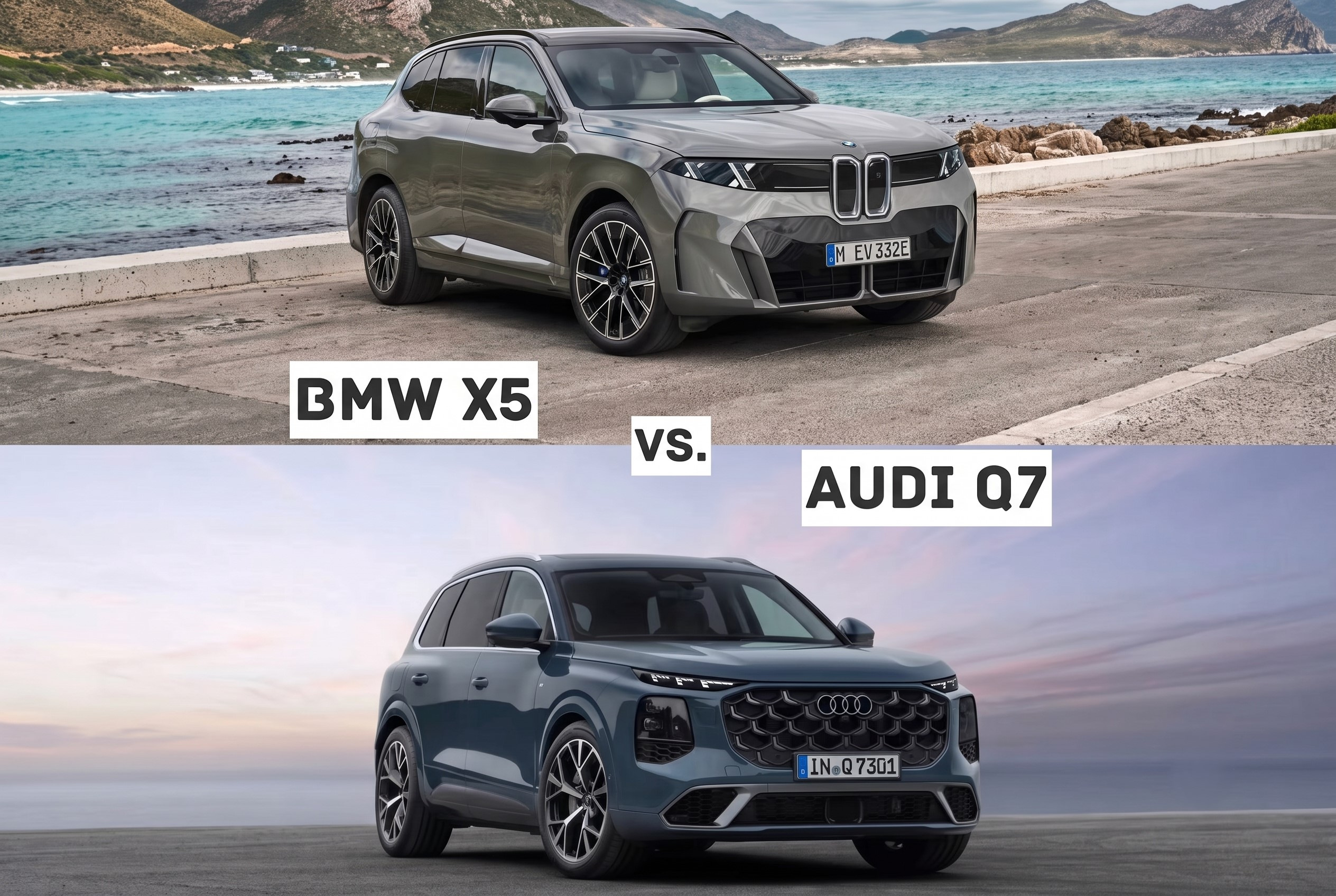 BMW X5 vs Audi Q7: porównanie modeli 2026–2027