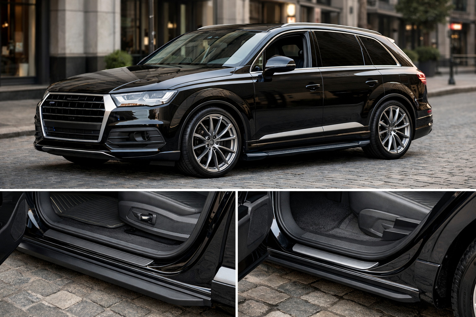Startowy upgrade Audi Q7 do miasta: prześwit, komfort i czyste progi