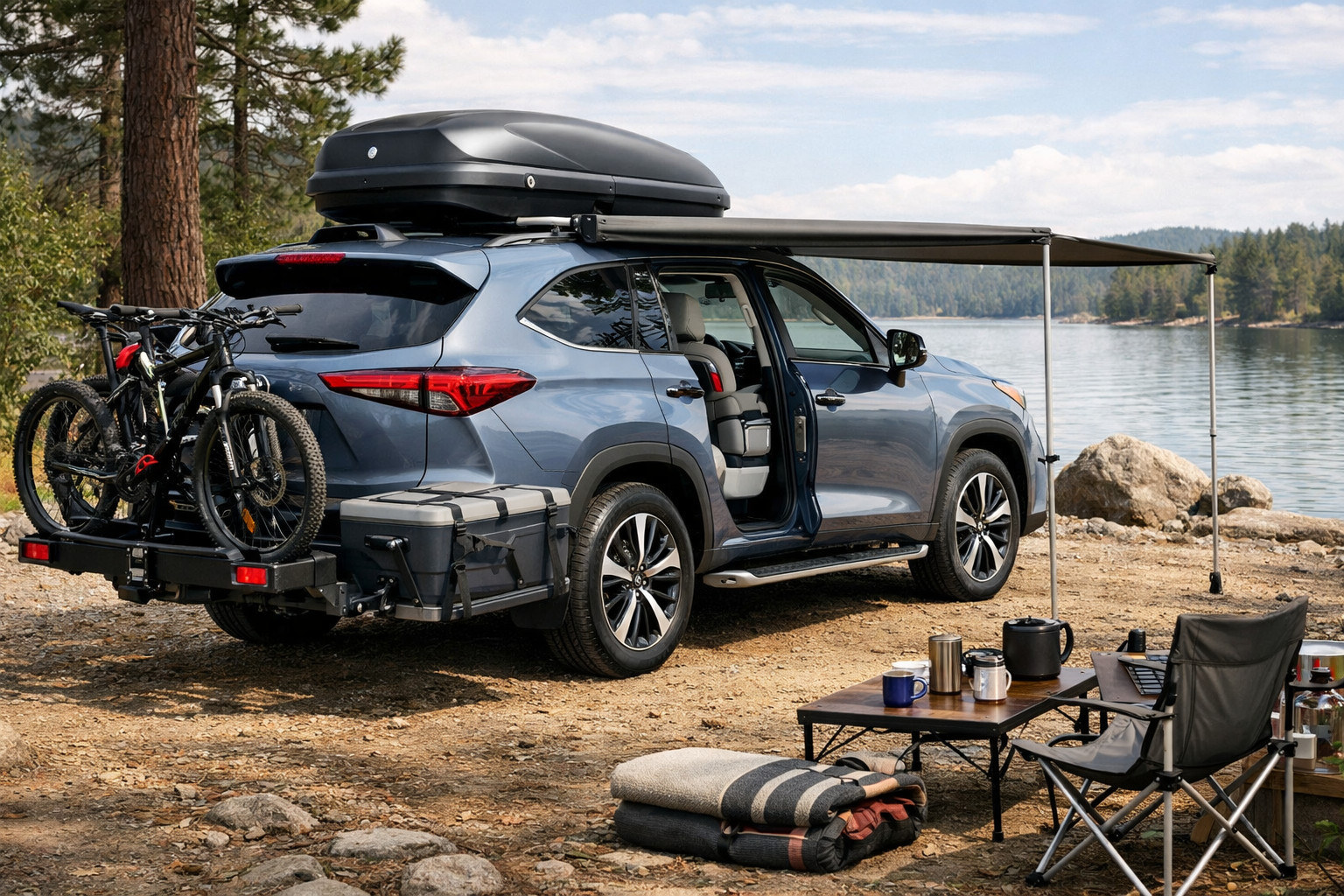 Pakiet modyfikacji Toyota Highlander na rodzinę i dalekie podróże