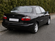 Daewoo Lanos 1998-2017 Listwa bagażnika stal nierdzewna zdjęcia 1