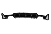 BMW 4 Series F32/F33/F36 2012-2020 Dyfuzor tylnego zderzaka pod podwójny wydech po obu stronach (do M-Sport, ABS) zdjęcia 1