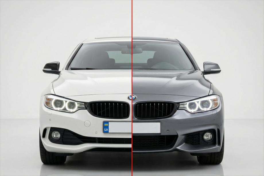 BMW 4 Series F32/F33/F36 2012-2020 Zestaw body kit M-Sport (do F32) Pojedynczy wydech z wylotami po obu stronach Image
