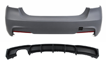 BMW 3 Series F30/F31 2012-2019 Tylny zderzak z dyfuzorem pod podwójny wydech po jednej stronie M-Sport (do F30) zdjęcia 1
