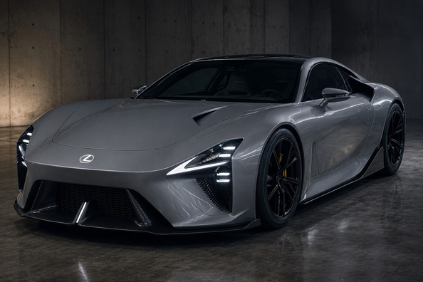 Elektryczny Lexus LFA Concept po raz pierwszy pokazany w ruchu: co wiadomo