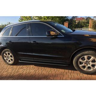Progi boczne Premium Black (2 szt., stal nierdzewna) Audi Q5 2008-2017 zdjęcia 2
