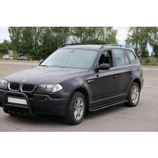 Progi boczne KB001 Black (stal nierdzewna) BMW X3 E83 2003-2010 zdjęcia 2