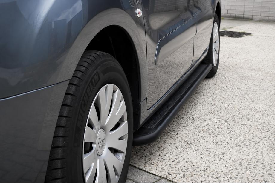 Citroen Berlingo 1996-2008 Stopnie boczne Premium Black (2 szt., stal nierdzewna) Image