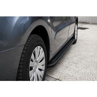 Stopnie boczne Premium Black (2 szt., stal nierdzewna) zdjęcia 1