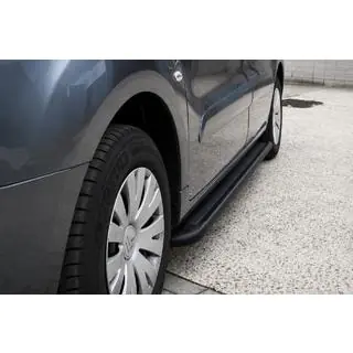 Stopnie boczne Premium Black (2 szt., stal nierdzewna) zdjęcia 1