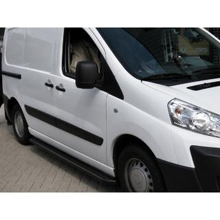 Stopnie boczne Premium Black (2 szt., stal nierdzewna) zdjęcia 1