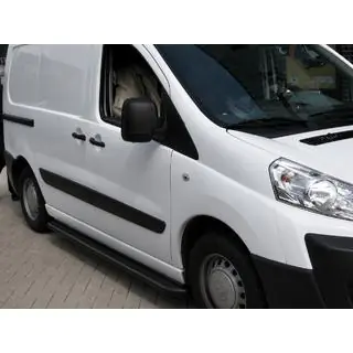 Stopnie boczne Premium Black (2 szt., stal nierdzewna) zdjęcia 1