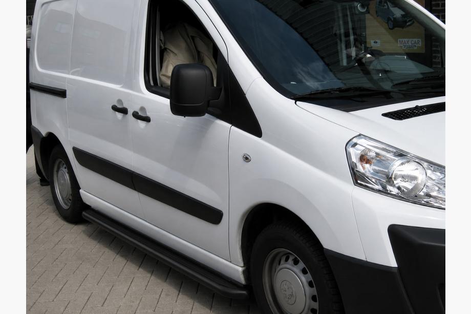 Citroen Nemo 2007-2017 Stopnie boczne Premium Black (2 szt., stal nierdzewna) Ø60 Image