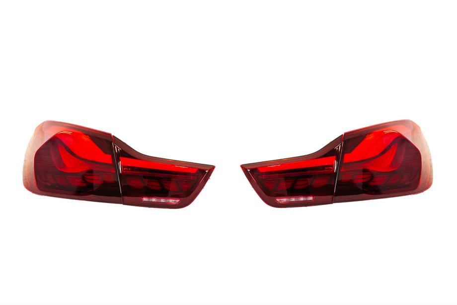 BMW 4 Series F32/F33/F36 2012-2020 Lampy tylne M4 Style czerwone Image
