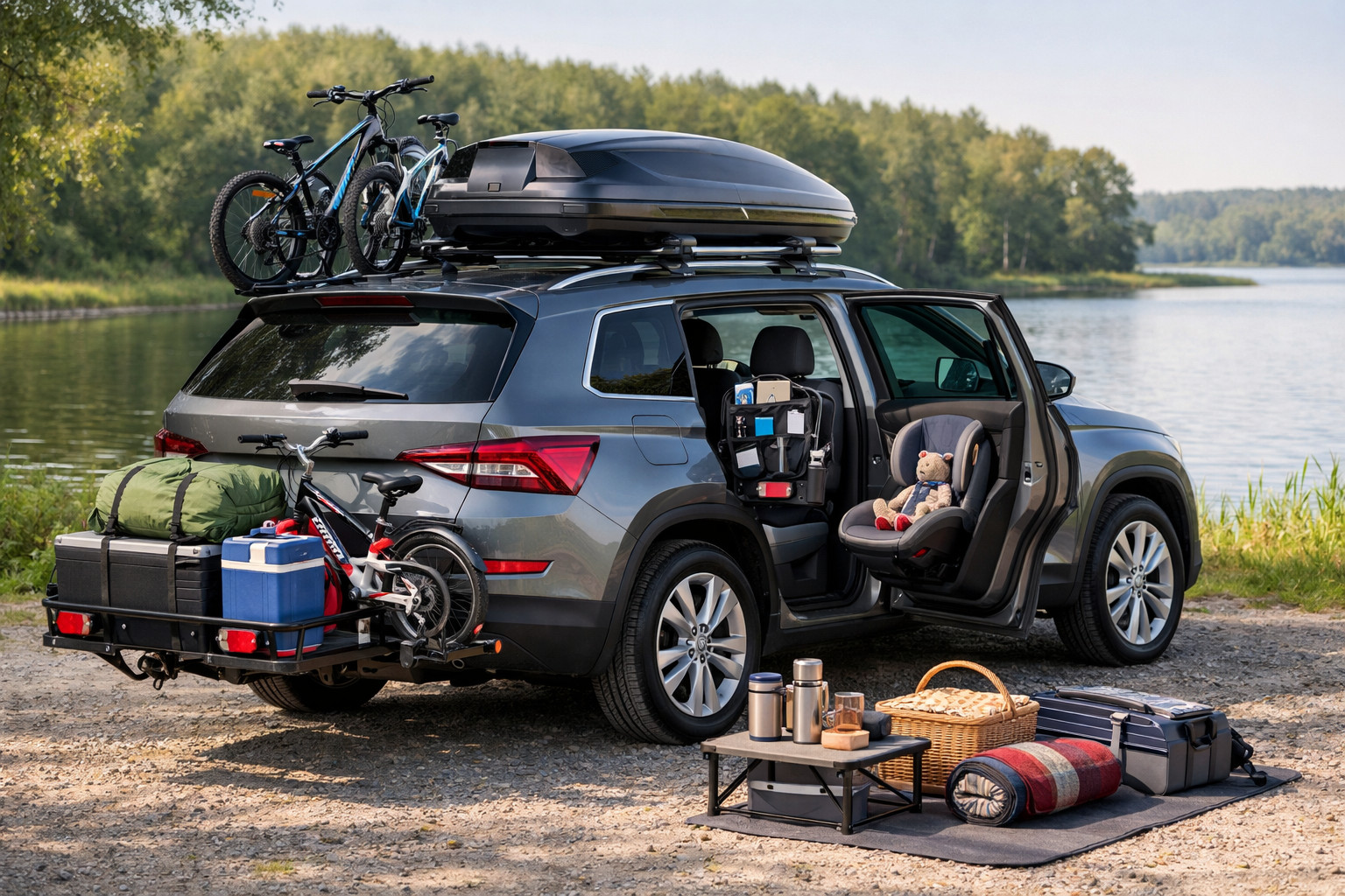 Skoda Kodiaq 2016-2023: pakiet modyfikacji dla rodziny i bagażu