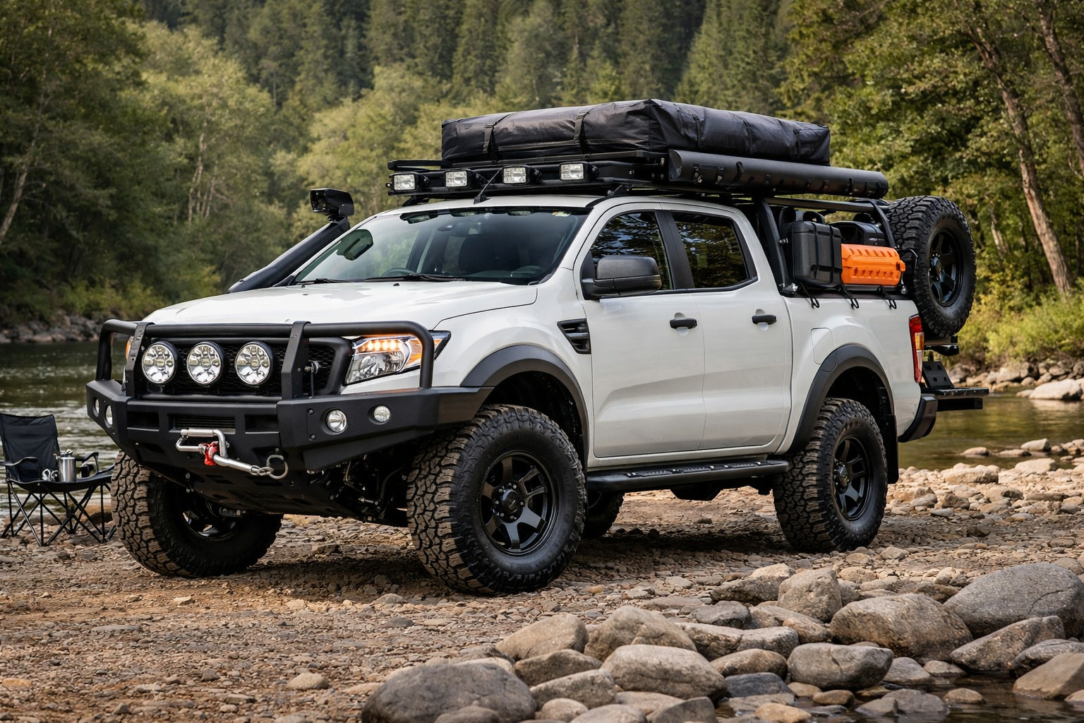 Pakiet modyfikacji Ford Ranger 2011-2022 do pracy i wypadów w teren