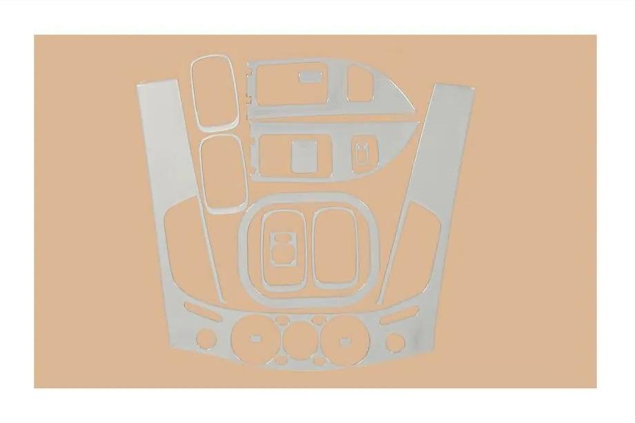 Mitsubishi L200 2006-2015 Nakładki na deskę rozdzielczą V2 (13 elementów) Image