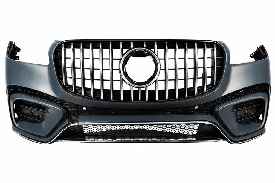 Mercedes GLS X167 2019- Zderzak przedni GLS450 kompletny z grillem GT Panamericana (2025-Design) Zdjęcia 1