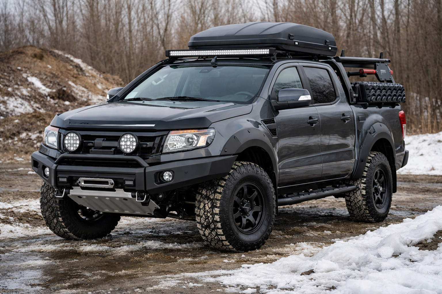 Startowy upgrade Ford Ranger 2011-2022 do pracy, błota i zimy