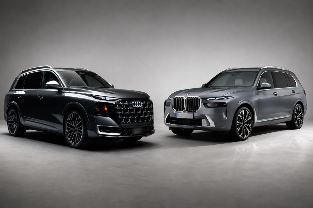 Nowe Audi Q9 2027 vs BMW X7 G07 Facelift: który flagowy SUV jest lepszy