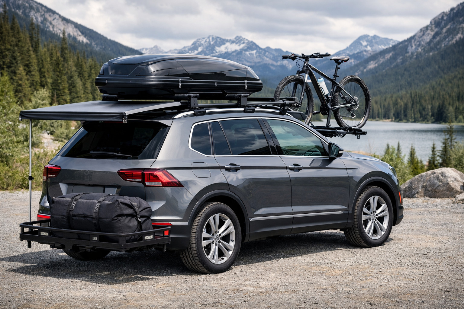 Co zamontować w Volkswagen Tiguan 2016-2023 do bagażu na dach i na wyjazdy