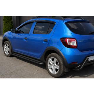 Progi boczne KB001 (stal nierdzewna) Black zdjęcia 1