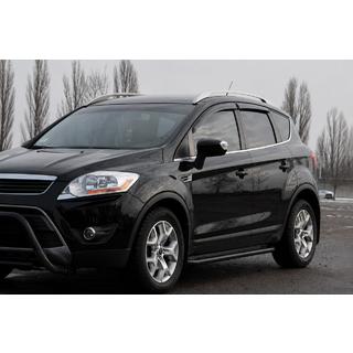 Stopnie boczne Premium (2 szt., stal nierdzewna) Black Ford Kuga 2008-2013 zdjęcia 2