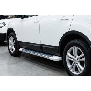 Progi Boczné Allmond White (2 szt., Aluminium) Nissan Qashqai 2010-2014 zdjęcia 1
