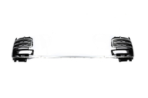 Range Rover IV L405 2013-2021 Zestaw nakładek na przedni zderzak (front lip) SVA Silver (2018-2021, 3 szt.) zdjęcia 1