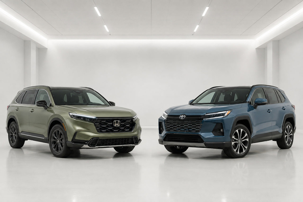 Toyota RAV4 2026 vs. Honda CR-V 2026: który hybrydowy SUV jest lepszy? Zdjęcie 1