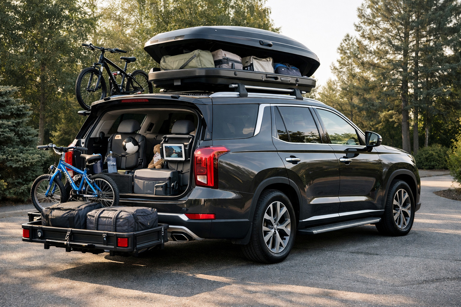 Pakiet modyfikacji Hyundai Palisade dla rodziny, bagażu i na co dzień