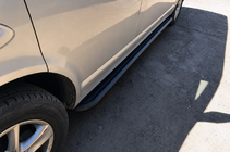 Volkswagen T5 Multivan 2003–2010 Progi boczne Premium Black (2 szt., stal nierdzewna) zdjęcia 2