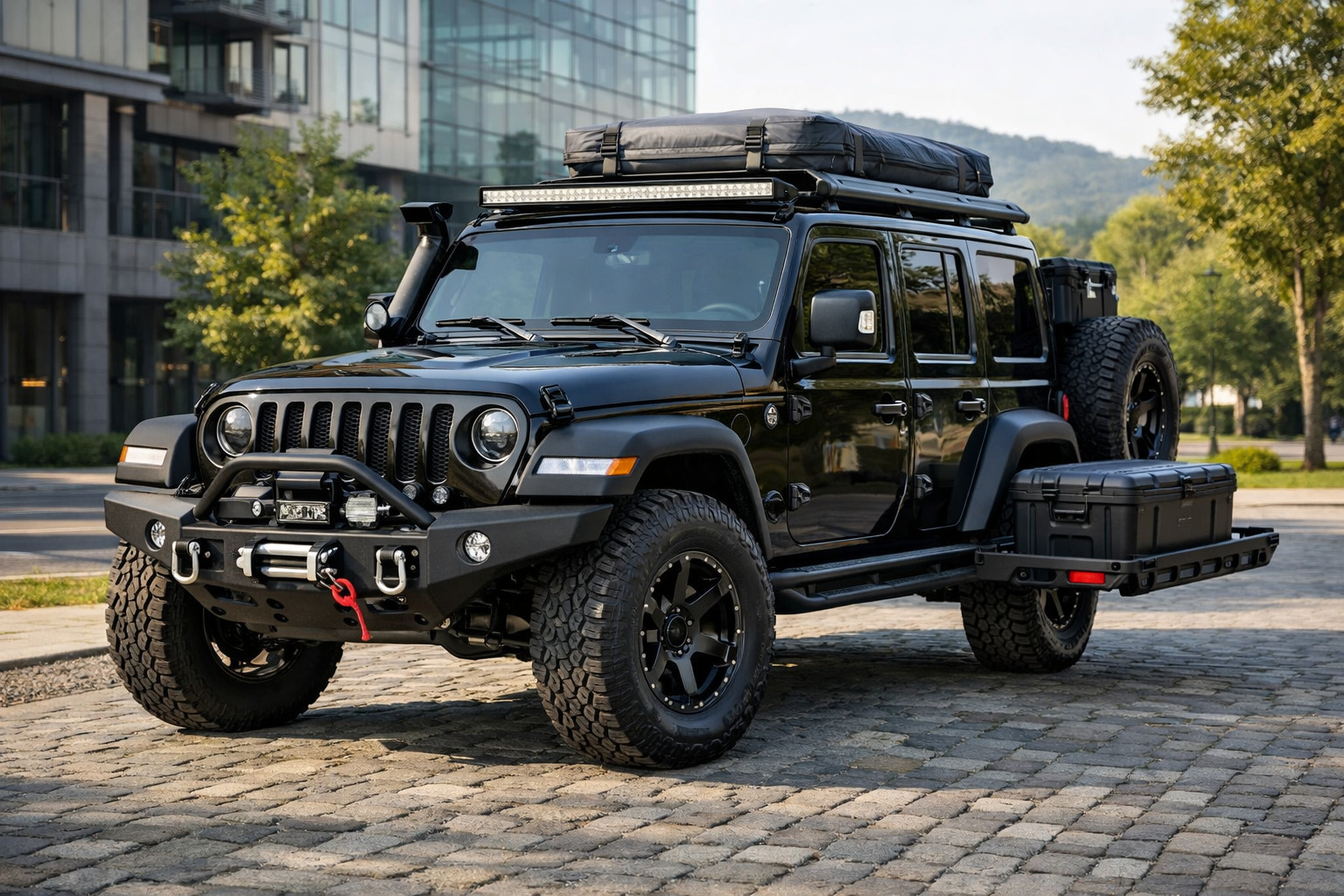 Co założyć do Jeep Wrangler 2018+ do miasta, prześwitu i wypadów w teren