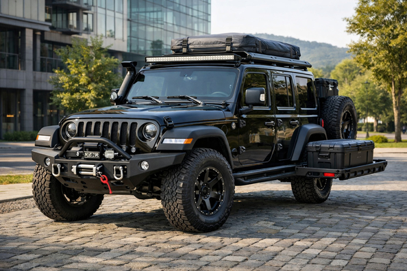 Co założyć do Jeep Wrangler 2018+ do miasta, prześwitu i wypadów w teren