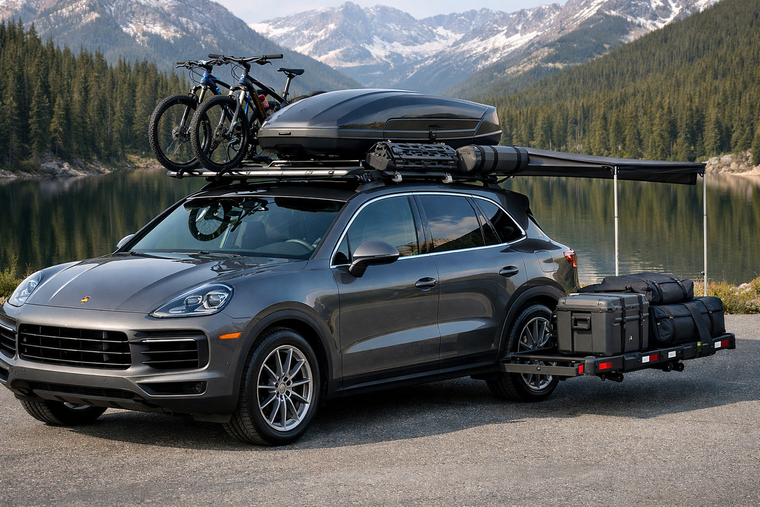 Co założyć do Porsche Cayenne 2018+ na dach i w podróż