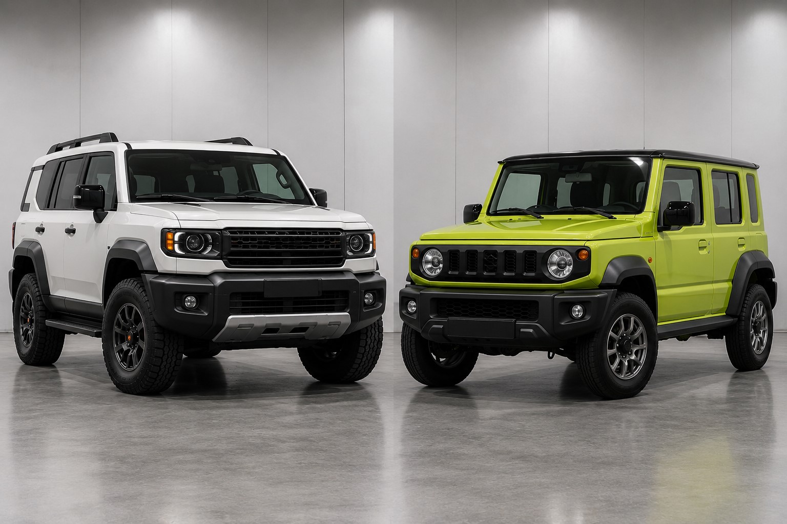 Toyota Land Cruiser FJ 2026 vs Suzuki Jimny 5-Door: który jest lepszy?
