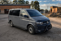 Volkswagen T5 Caravelle 2004-2010 Progi boczne Premium Black (2 szt., stal nierdzewna) zdjęcia 2