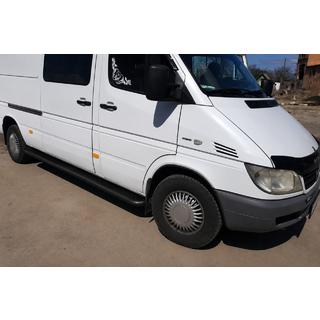 Stopnie boczne Premium Black (2 szt., stal nierdzewna) Volkswagen LT 1995-2006 zdjęcia 2