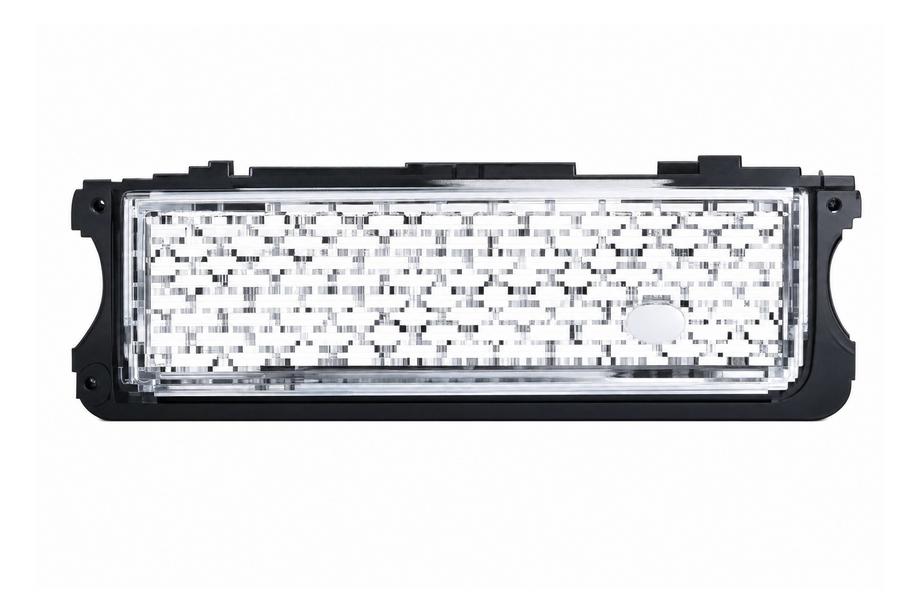 Range Rover III L322 2002-2012 Grill chłodnicy z bocznymi kratkami, czarna ramka (2010-2012) Image