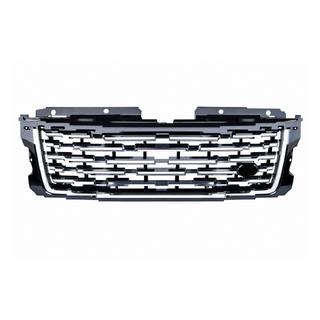Czarny grill chłodnicy ze srebrnymi listwami (lifting 2018→2023) Range Rover IV L405 2013-2021