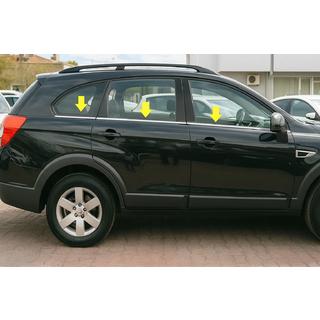 Listwy dolne okien stal nierdzewna (6 szt.) Chevrolet Captiva 2006-2019 zdjęcia 1
