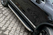 Volkswagen Touareg 2002–2010 Progi Boczne BlackLine (2 szt, Aluminium) zdjęcia 1