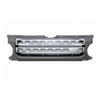 Grill chłodnicy – szara ramka / srebrna siatka Land Rover Discovery III 2004–2009